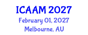 International Conference on Applied Analysis for Materials (ICAAM) February 01, 2027 - Melbourne, Australia