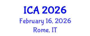 International Conference on Archaeology (ICA) February 16, 2026 - Rome, Italy