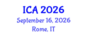 International Conference on Archaeology (ICA) September 16, 2026 - Rome, Italy