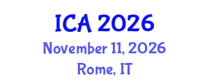 International Conference on Archaeology (ICA) November 11, 2026 - Rome, Italy