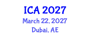International Conference on Archaeology (ICA) March 22, 2027 - Dubai, United Arab Emirates
