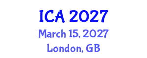 International Conference on Archaeology (ICA) March 15, 2027 - London, United Kingdom