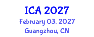International Conference on Archaeology (ICA) February 03, 2027 - Guangzhou, China