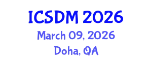 International Conference on Sustainable Design and Manufacturing (ICSDM) March 09, 2026 - Doha, Qatar