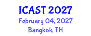 International Conference on Adaptive Structures and Technologies (ICAST) February 04, 2027 - Bangkok, Thailand