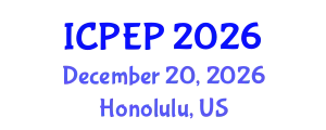 International Conference on Plants and Environmental Pollution (ICPEP) December 20, 2026 - Honolulu, United States