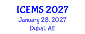 International Conference on Electrical Machines and Systems (ICEMS) January 28, 2027 - Dubai, United Arab Emirates