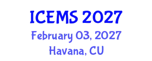 International Conference on Electrical Machines and Systems (ICEMS) February 03, 2027 - Havana, Cuba