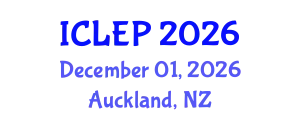 International Conference on Law, Economics and Politics (ICLEP) December 01, 2026 - Auckland, New Zealand