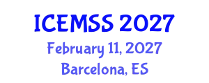 International Conference on Economics, Management and Social Study (ICEMSS) February 11, 2027 - Barcelona, Spain