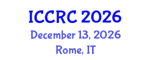 International Conference on Control, Robotics and Cybernetics (ICCRC) December 13, 2026 - Rome, Italy