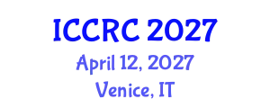 International Conference on Control, Robotics and Cybernetics (ICCRC) April 12, 2027 - Venice, Italy