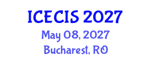 International Conference on Electronics, Communication and Information Systems (ICECIS) May 08, 2027 - Bucharest, Romania