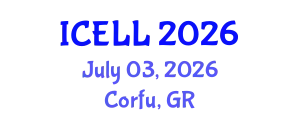 International Conference on English Literature and Linguistics (ICELL) July 03, 2026 - Corfu, Greece