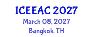 International Conference on Electrical Engineering and Automation Control (ICEEAC) March 08, 2027 - Bangkok, Thailand