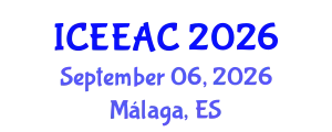 International Conference on Electrical Engineering and Automation Control (ICEEAC) September 06, 2026 - Málaga, Spain