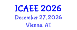 International Conference on Automobile and Electrical Engineering (ICAEE) December 27, 2026 - Vienna, Austria