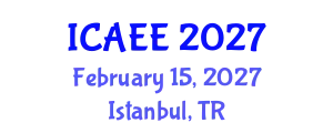 International Conference on Automobile and Electrical Engineering (ICAEE) February 15, 2027 - Istanbul, Turkey