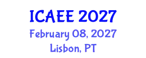 International Conference on Automobile and Electrical Engineering (ICAEE) February 08, 2027 - Lisbon, Portugal