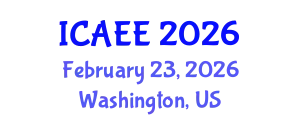 International Conference on Automobile and Electrical Engineering (ICAEE) February 23, 2026 - Washington, United States