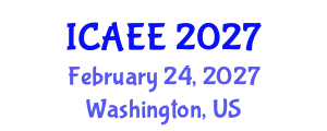 International Conference on Automobile and Electrical Engineering (ICAEE) February 24, 2027 - Washington, United States