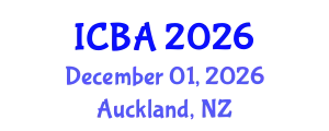 International Conference on Biography and Autobiography (ICBA) December 01, 2026 - Auckland, New Zealand