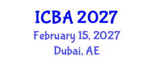 International Conference on Biography and Autobiography (ICBA) February 15, 2027 - Dubai, United Arab Emirates