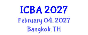 International Conference on Biography and Autobiography (ICBA) February 04, 2027 - Bangkok, Thailand