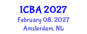 International Conference on Biography and Autobiography (ICBA) February 08, 2027 - Amsterdam, Netherlands