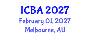 International Conference on Biography and Autobiography (ICBA) February 01, 2027 - Melbourne, Australia