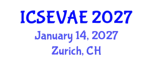 International Conference on Structural Engineering, Vibration and Aerospace Engineering (ICSEVAE) January 14, 2027 - Zurich, Switzerland