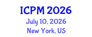 International Conference on Plasma Medicine (ICPM) July 10, 2026 - New York, United States