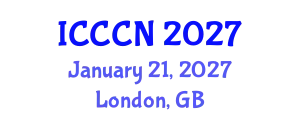 International Conference on Computing, Control and Networking (ICCCN) January 21, 2027 - London, United Kingdom