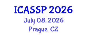 International Conference on Acoustics, Speech and Signal Processing (ICASSP) July 08, 2026 - Prague, Czechia
