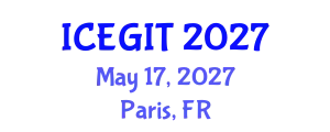 International Conference on e-Governance and Information Technology (ICEGIT) May 17, 2027 - Paris, France