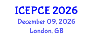International Conference on Engineering Psychology and Cognitive Ergonomics (ICEPCE) December 09, 2026 - London, United Kingdom