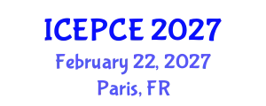 International Conference on Engineering Psychology and Cognitive Ergonomics (ICEPCE) February 22, 2027 - Paris, France