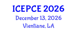 International Conference on Engineering Psychology and Cognitive Ergonomics (ICEPCE) December 13, 2026 - Vientiane, Laos