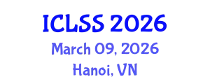 International Conference on Life Sciences and Sustainability (ICLSS) March 09, 2026 - Hanoi, Vietnam