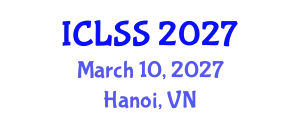 International Conference on Life Sciences and Sustainability (ICLSS) March 10, 2027 - Hanoi, Vietnam