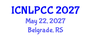 International Conference on Natural Language Processing and Cognitive Computing (ICNLPCC) May 22, 2027 - Belgrade, Serbia