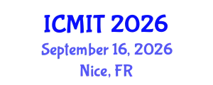 International Conference on Mathematics and Information Technology (ICMIT) September 16, 2026 - Nice, France