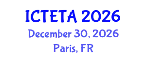International Conference on Thermal Engineering Theory and Applications (ICTETA) December 30, 2026 - Paris, France