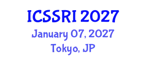 International Conference on Scholarly, Scientific Research and Innovation (ICSSRI) January 07, 2027 - Tokyo, Japan