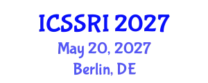 International Conference on Scholarly, Scientific Research and Innovation (ICSSRI) May 20, 2027 - Berlin, Germany