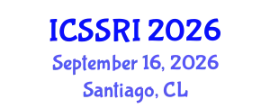 International Conference on Scholarly, Scientific Research and Innovation (ICSSRI) September 16, 2026 - Santiago, Chile