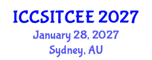 International Conference on Computer Science, Information Technology, Computer and Electrical Engineering (ICCSITCEE) January 28, 2027 - Sydney, Australia
