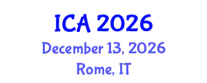International Conference on Autism (ICA) December 13, 2026 - Rome, Italy