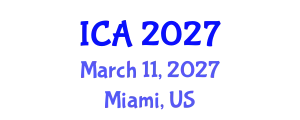 International Conference on Autism (ICA) March 11, 2027 - Miami, United States