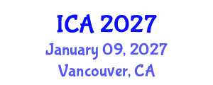 International Conference on Autism (ICA) January 09, 2027 - Vancouver, Canada